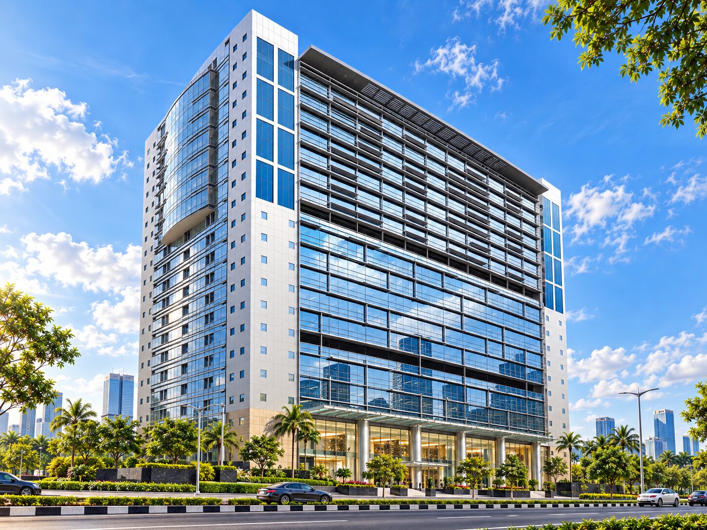 Parinee Crescenzo (Crescenzo Business District) building exterior, Bandra Kurla Complex, Mumbai