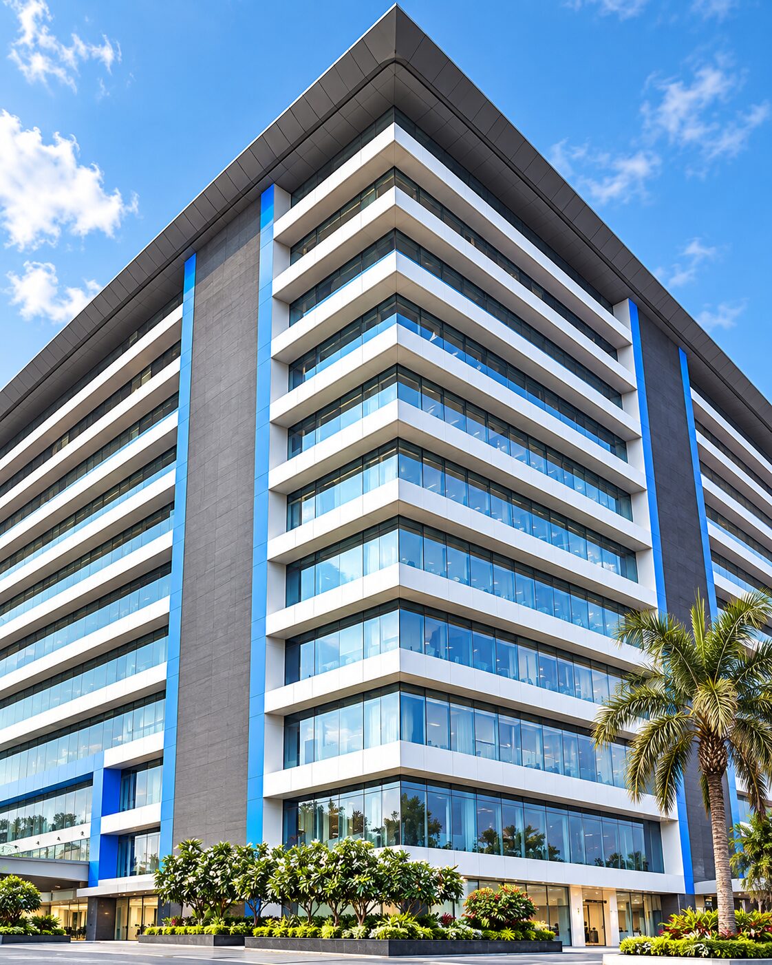 Trade Center building exterior, Bandra Kurla Complex, Mumbai